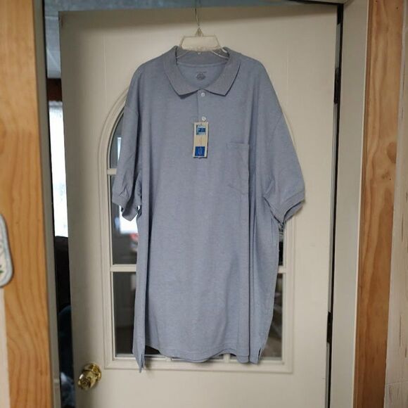 New Covington Heather Blue Polo Size Men's 3XL - Picture 1 of 2